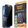PanzerGlass Ultra-Wide Fit Privacy iPhone 16 Plus Gehärtetes Glas Displayschutz Privacy - Hüllenfreundlich - Schwarz