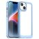 Mobigear Crystal iPhone 15 Hülle Hardcase Backcover - Transparent / Blau
