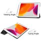 Mobigear Tri-Fold iPad 7 (2019) Hülle Klapphülle - Schwarz