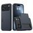 Mobigear Card iPhone 18 Pro Hardcase Backcover Shockproof mit Kartenfach - Blau