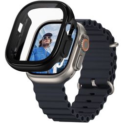 PanzerGlass Snappie Apple Watch Ultra - 49 mm Gehärtetes Glas 360 Grad Schutz - Schwarz