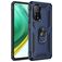 Mobigear Armor Ring Xiaomi Mi 10T Pro Hülle Hardcase Backcover Stoßfest mit Ringhalter - Blau