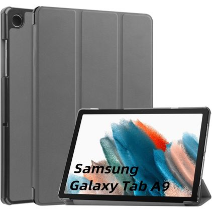 Mobigear Tri-Fold Samsung Galaxy Tab A9 (2023) Hülle Klapphülle - Grau