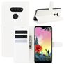 Mobigear Classic LG K50s Hülle Klapphülle Geldbörse - Weiß