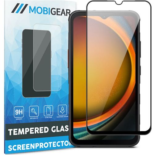 Mobigear Premium Samsung Galaxy Xcover 7 Pro Panzerglas Gehärtetes Glas Displayschutz - Hüllenfreundlich - Schwarz