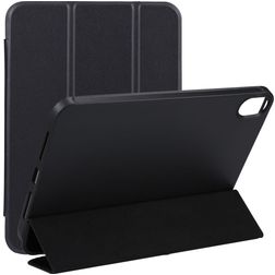 Mobigear Tri-Fold Gel iPad Mini 6 (2021) Hülle TPU,Kunstleder Klapphülle - Schwarz