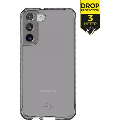 ITSkins SpectrumClear Samsung Galaxy S22 Plus Hülle Flexibles TPU Backcover Stoßfest - Smoke