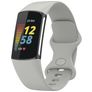 Mobigear Sport Dual Silikon Fitbit Charge 5 Armband Drückerschließe - Grau