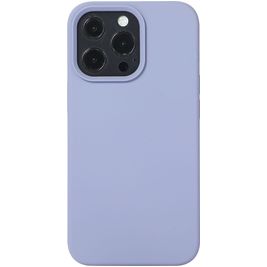 Mobigear Rubber Touch iPhone 14 Pro Max Silikon Hülle Backcover - Grau