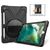 Mobigear SureGrip XGuard iPad 6 (2018) Stoßfeste Hardcase Hülle + Stifthalter + Schulterträger + Ständer - Schwarz