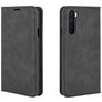 Mobigear Retro Slim OnePlus Nord Hülle Klapphülle Geldbörse - Schwarz
