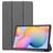 Mobigear Tri-Fold Samsung Galaxy Tab S6 Lite Hülle Klapphülle - Grau