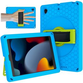 Mobigear Ruggedized iPad Pro 10.5 Zoll (2017) Hülle EVA Schaum Backcover + Ständer - Blau Mobigear Ruggedized iPad Pro 10.5 Zoll (2017) Hülle EVA Schaum Backcover + Ständer - Blau