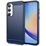 Mobigear Brushed Slim Samsung Galaxy A35 Hülle Flexibles TPU Backcover - Blau