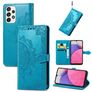 Mobigear Mandala Samsung Galaxy A33 Hülle Klapphülle Geldbörse - Blau
