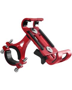 Mobigear Alloy Fixing Fahrradhalterung / Motorradhalterung Lenkerhalterung Klemme Universal - Rot