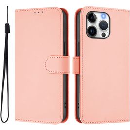 Mobigear Urban Wallet iPhone 16 Pro Max Hülle Klapphülle Geldbörse - Pink