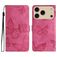 Mobigear Butterfly iPhone 17 Pro Max Klapphülle Portemonnaie - Rot