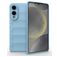 Mobigear Bumpy Samsung Galaxy S25 Edge Hülle Flexibles TPU Backcover - Blau