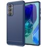 Mobigear Brushed Slim Samsung Galaxy M55 TPU (flexibel) Backcover - Blau