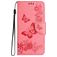 Mobigear Butterfly Samsung Galaxy A35 Hülle Klapphülle Geldbörse - Pink