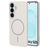 Mobiparts Slim Line Samsung Galaxy S25 MagSafe Hardcase Backcover - Off White