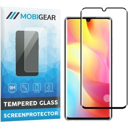 Mobigear Premium Xiaomi Mi Note 10 Lite Panzerglas Displayschutz - Hüllenfreundlich - Schwarz