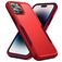 Mobigear Heavy Armor iPhone 14 Pro Hülle Hardcase Backcover Stoßfest - Rot
