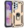 Mobigear Armor Ring Samsung Galaxy A23 Hülle Hardcase Backcover Stoßfest mit Ringhalter - Gold