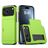 Mobigear Card iPhone 18 Pro Max Hardcase Backcover Shockproof mit Kartenfach - Grün