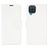 Mobigear Classic Samsung Galaxy A12 Hülle Klapphülle Geldbörse - Weiß