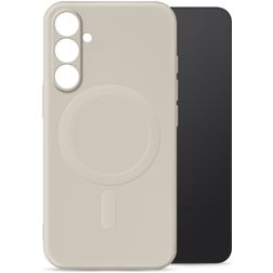 My Style Protective Flex Samsung Galaxy S26 Plus MagSafe Hülle Flexibles TPU Backcover - Antique White