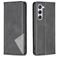 Mobigear Rhombus Slim Samsung Galaxy S25 Klapphülle - Schwarz