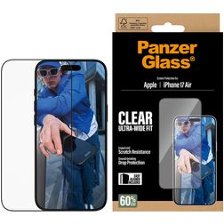 PanzerGlass Ultra-Wide Fit iPhone Air Gehärtetes Glas Displayschutz - Hüllenfreundlich