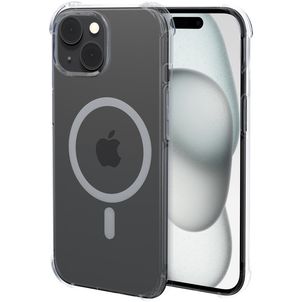 Mobiparts Classic Transparent iPhone 15 MagSafe TPU (flexibel) Backcover - Transparent