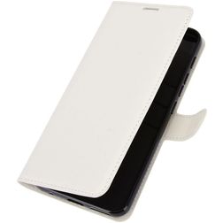 Mobigear Classic Motorola Moto G9 Play Hülle Klapphülle Geldbörse - Weiß