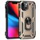 Mobigear Armor Ring iPhone 13 Hülle Hardcase Backcover Stoßfest mit Ringhalter - Gold