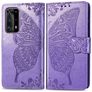 Mobigear Butterfly Huawei P40 Pro Hülle Klapphülle Geldbörse - Lila
