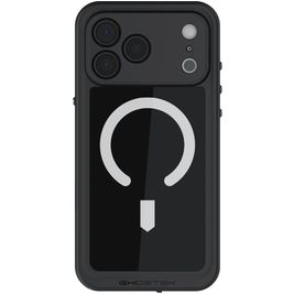 Ghostek Nautical Slim iPhone 17 Pro Max Wasserdicht MagSafe Hülle Hardcase Backcover Stoßfest - Schwarz