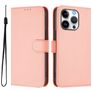 Mobigear Urban Wallet iPhone 16 Pro Hülle Klapphülle Geldbörse - Pink
