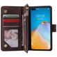 Mobigear Zipper Huawei P40 Hülle Klapphülle Geldbörse - Braun