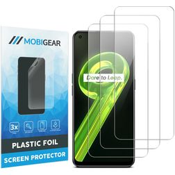 Mobigear Realme 9 4G Displayschutz Schutzfolie - Hüllenfreundlich (3er Pack)