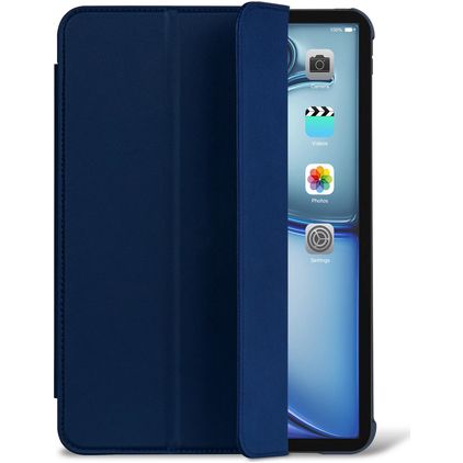 Decoded Textured Slim iPad Air 4 (2020) Hülle Flexibles Silikon Klapphülle - Navy Peony