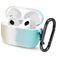 Mobigear Colors Apple AirPods 3 Hülle Silikon (flexibel) - Weiß / Grün
