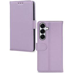 Mobilize Premium Gelly Samsung Galaxy S25 Hülle Klapphülle Geldbörse - Lila