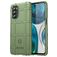 Mobigear Rugged Shield Motorola Moto G82 Hülle Flexibles TPU Backcover Stoßfest - Grün