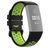 Mobigear Sport Plus Buckle Silikon Fitbit Charge 3 Armband Dornschließe - Schwarz / Grün