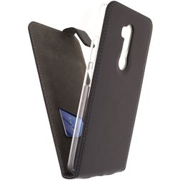 Mobilize Classic Gelly Alcatel A7 XL Hülle Flipcase - Schwarz