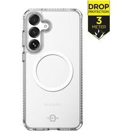 ITSKINS Level 2 HybridMagClear R Durchsichtig Samsung Galaxy S25 FE MagSafe Hülle Hardcase Backcover Stoßfest - Transparent