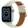 Mobigear Genova Leder Apple Watch Armband Dornschließe - 49/46/45/44 mm - Beige